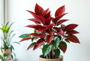 Red-Leafed House Plants