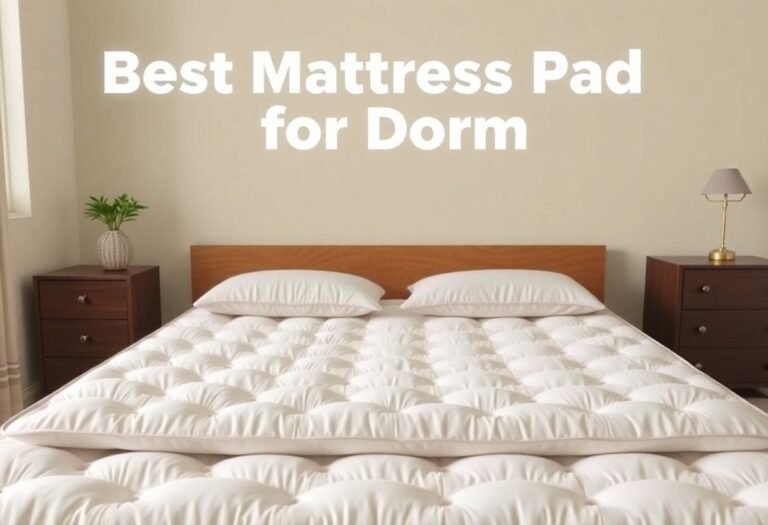 Mattress Pad for Dorm Essentials