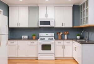 Cabinet Colors for White Appliances