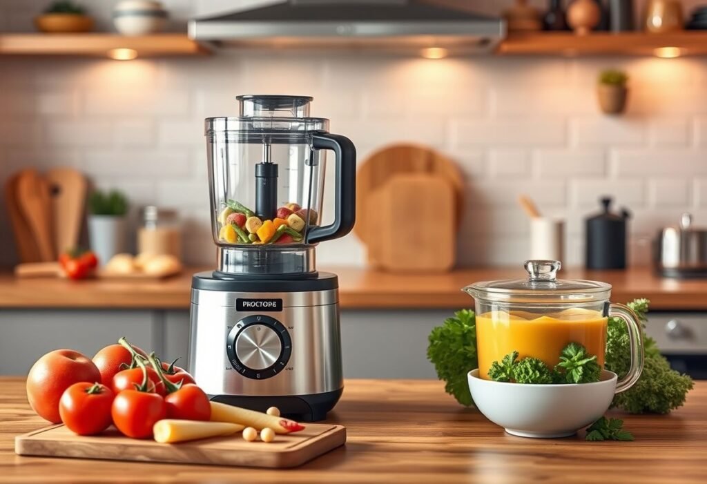 Combination blender and food processor