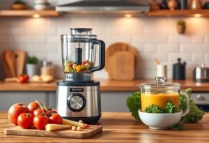 Combination blender and food processor