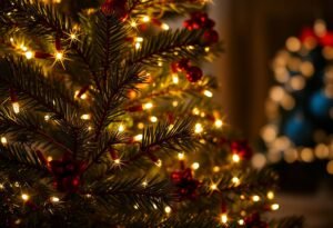 Fairy Lights on Christmas Tree