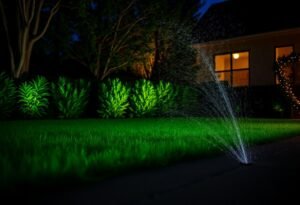 Nighttime Lawn Watering Tips