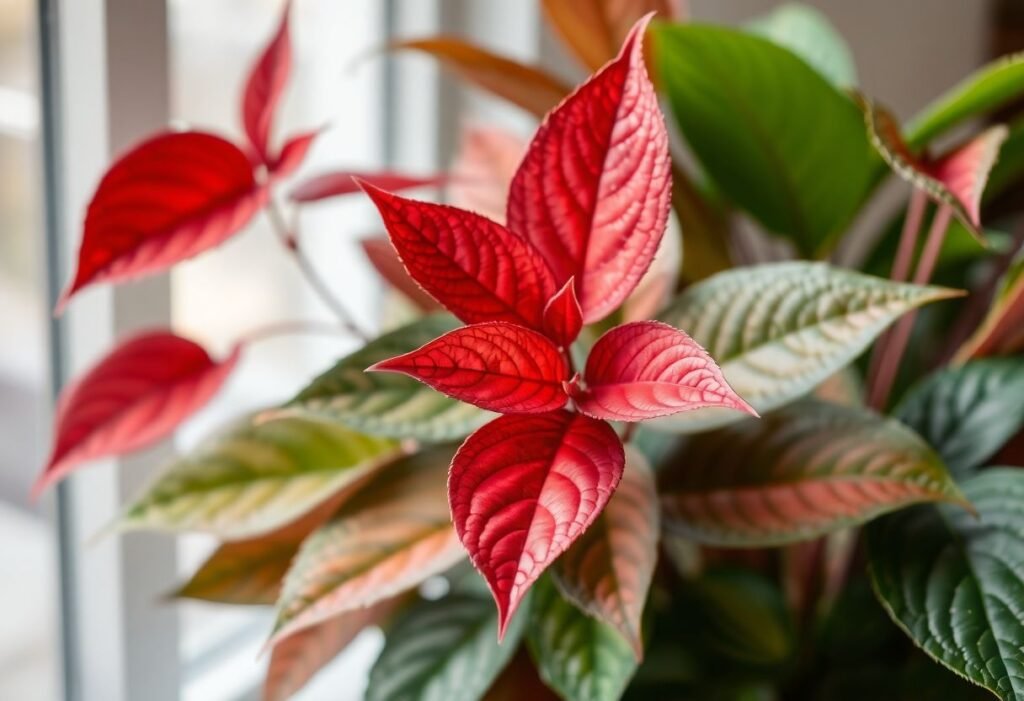 Indoor Plants with Red Leaves