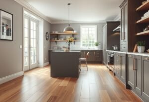 Timber Flooring in Kitchen