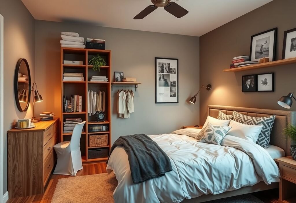 Organization for small bedrooms