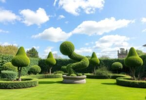 Topiary in the garden