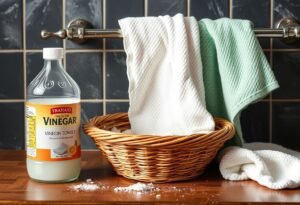 Towels and Vinegar in Laundry