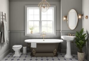 Paint Type Finishes for Bathrooms