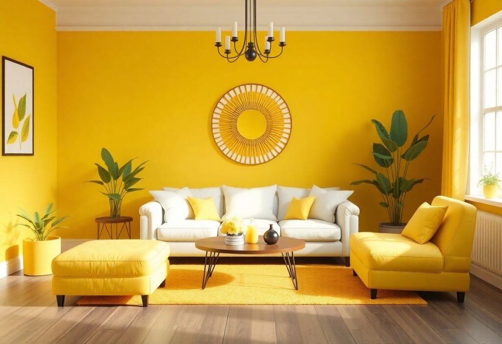 Brightening Spaces with Yellow