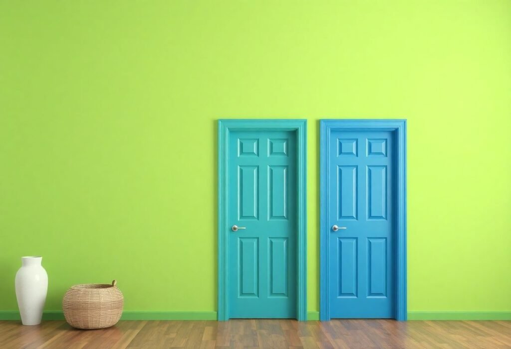 Same Color Doors and Walls