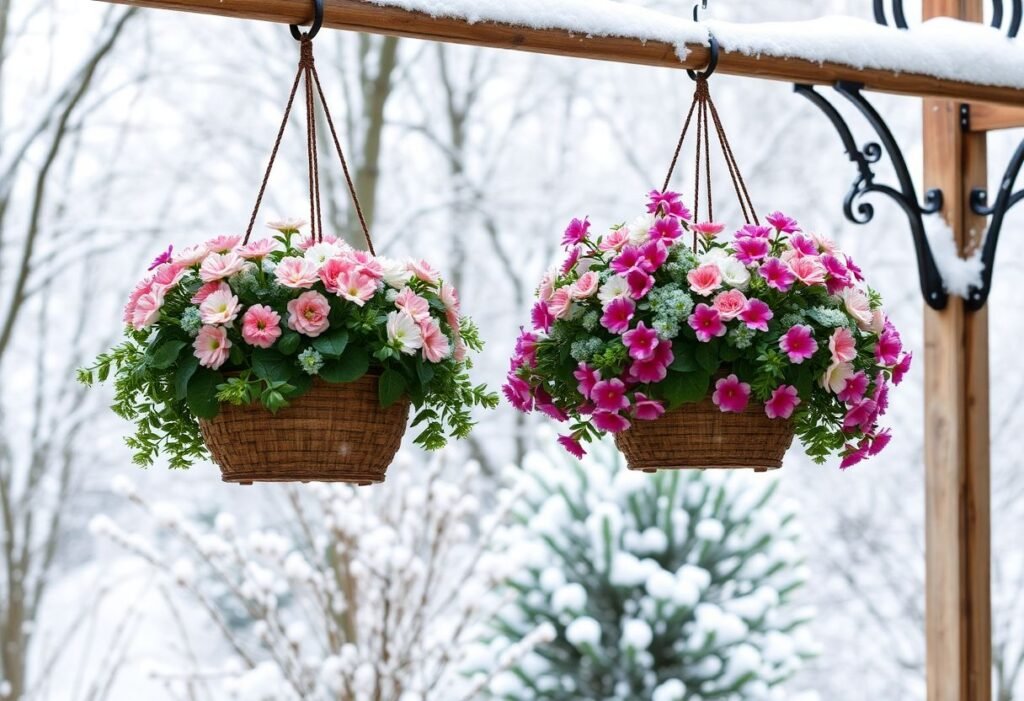 Winter Hanging Basket Ideas