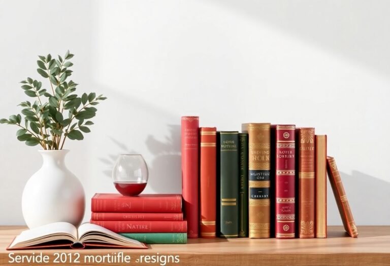 Books as Unique Decor Elements