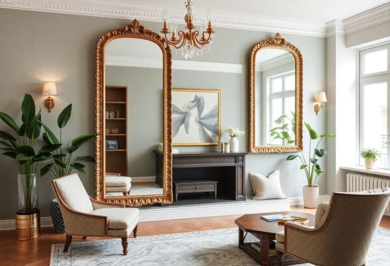 Mirrors in home decorating