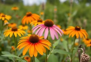 Harvesting coneflower seeds easily