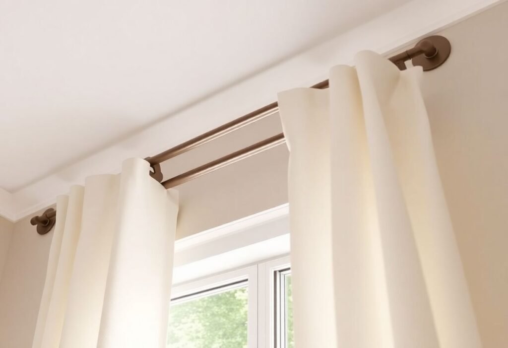 Drapery rod brackets for ideal decor