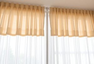 Curtain pole height for interior design