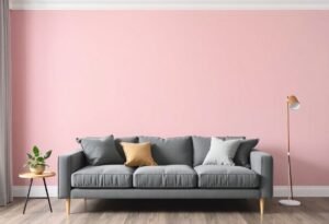 Wall Color and Grey Couch