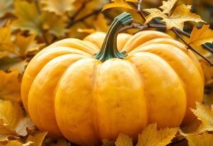 Pumpkin foliage in your garden