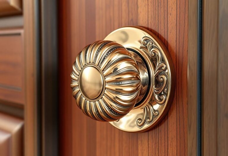 Wrap Foil on Door Knobs