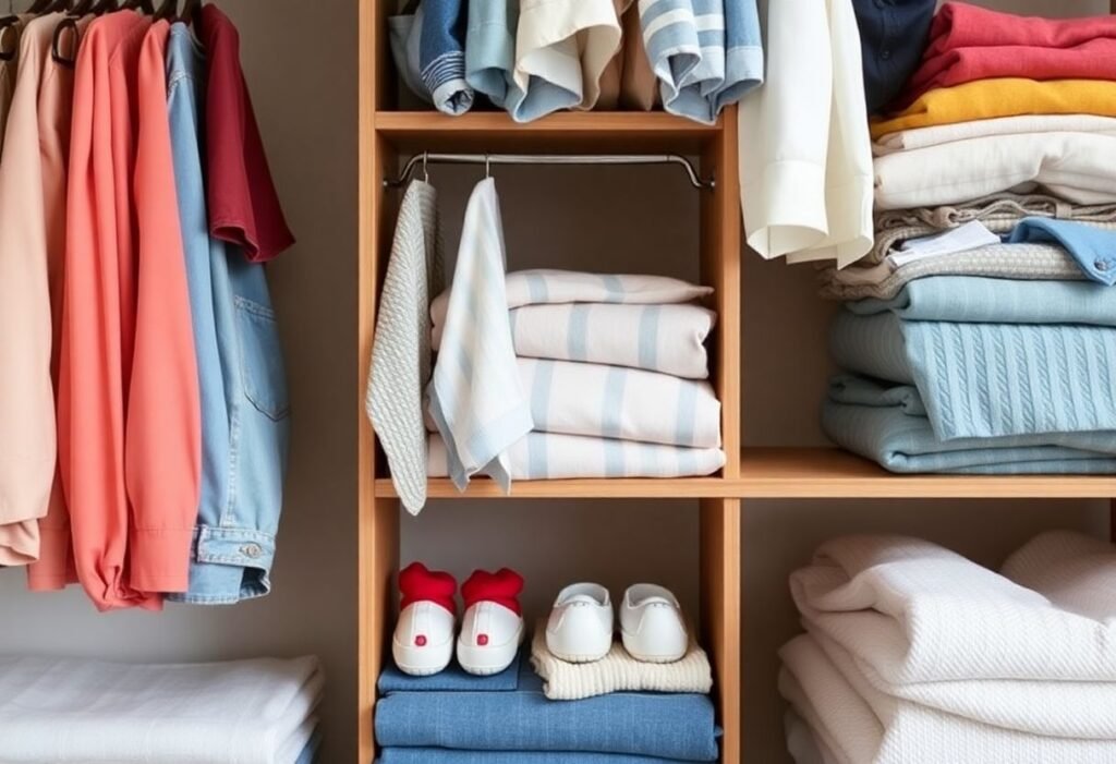 Storing clothes without a dresser