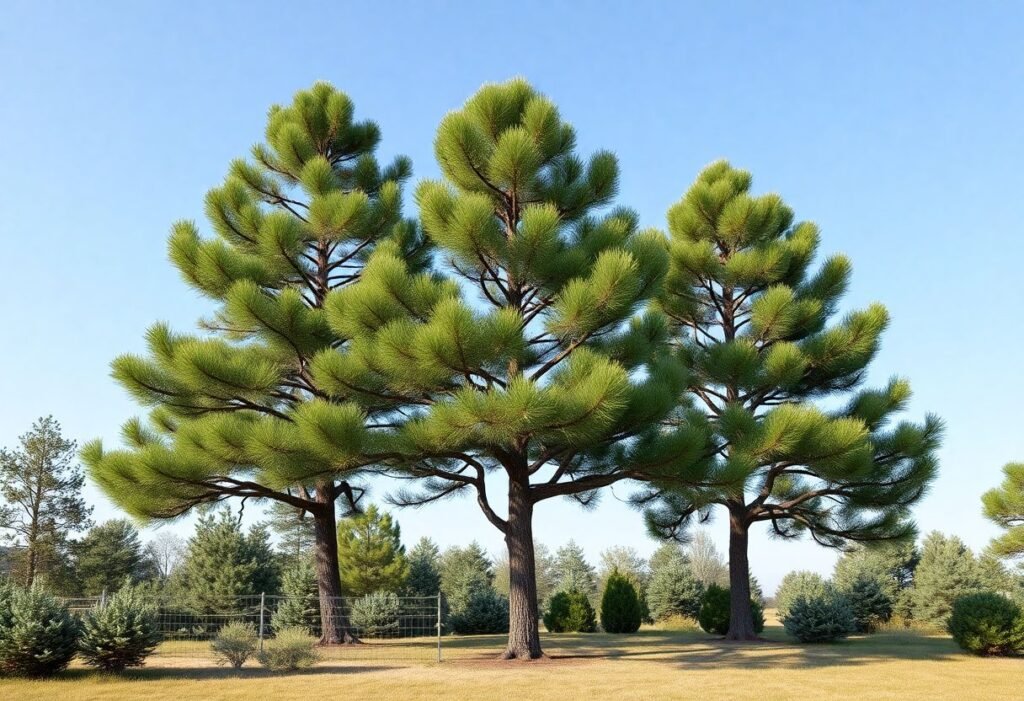 Pine trees for landscape design