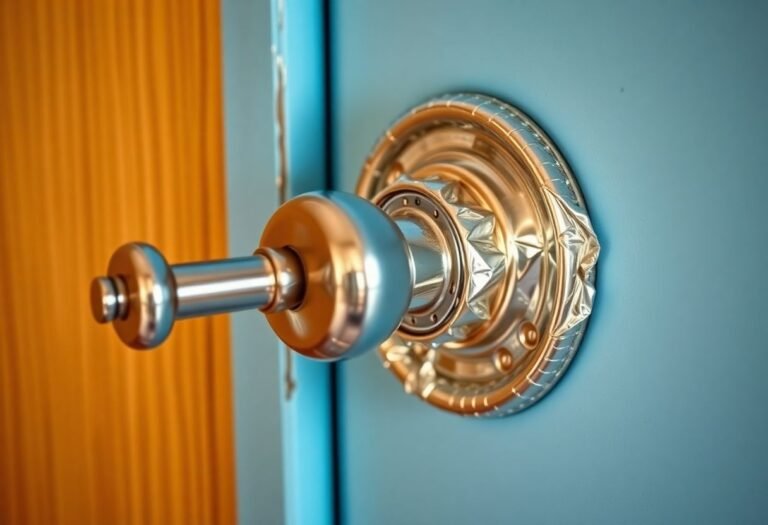 Aluminum Foil on Door Knobs