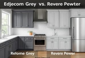 Comparing Edgecomb Grey and Revere Pewter