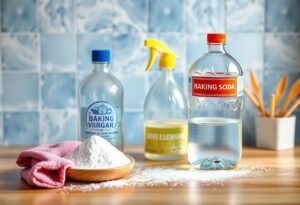 Baking soda and vinegar for cleaner homes