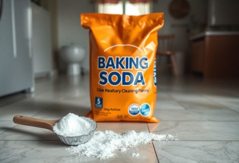 Cleaning Floors with Baking Soda