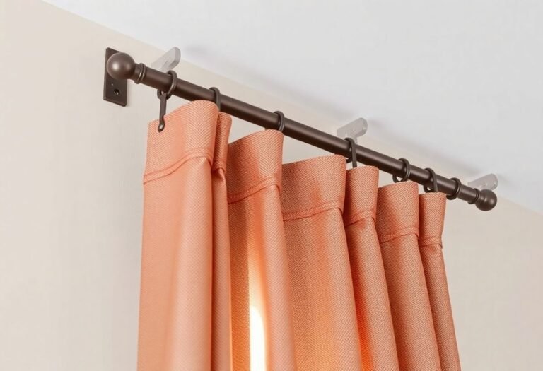 Curtain brackets: where to install them