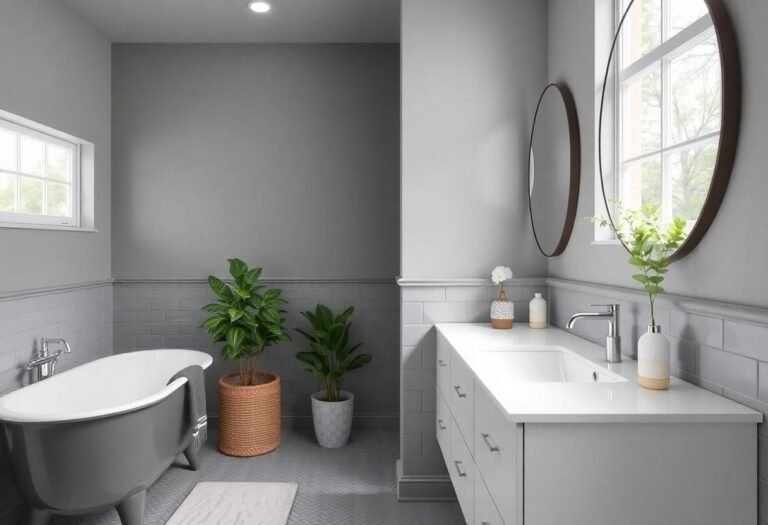 Stylish Gray Tones for Bathrooms