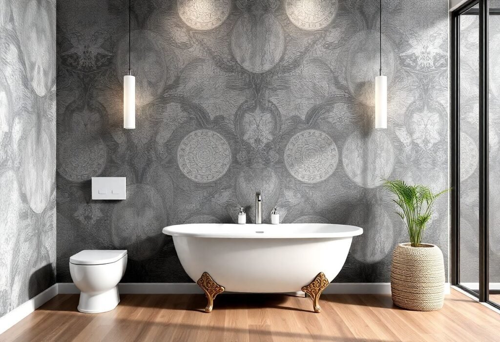 Texture Ideas for Bathroom Walls