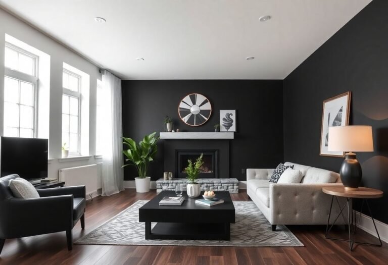 Colors that go with black in decor