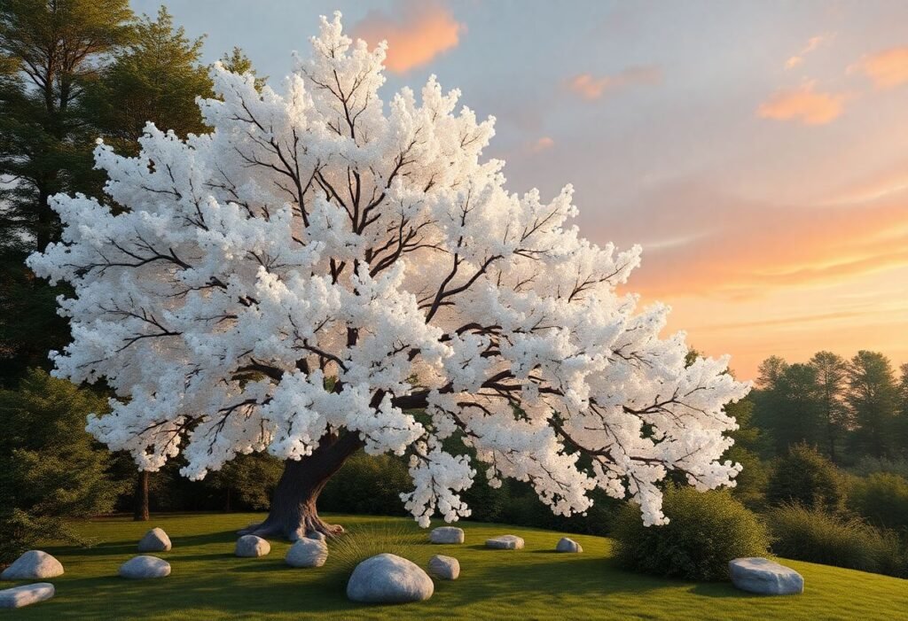 Discovering White Trees in Landscaping