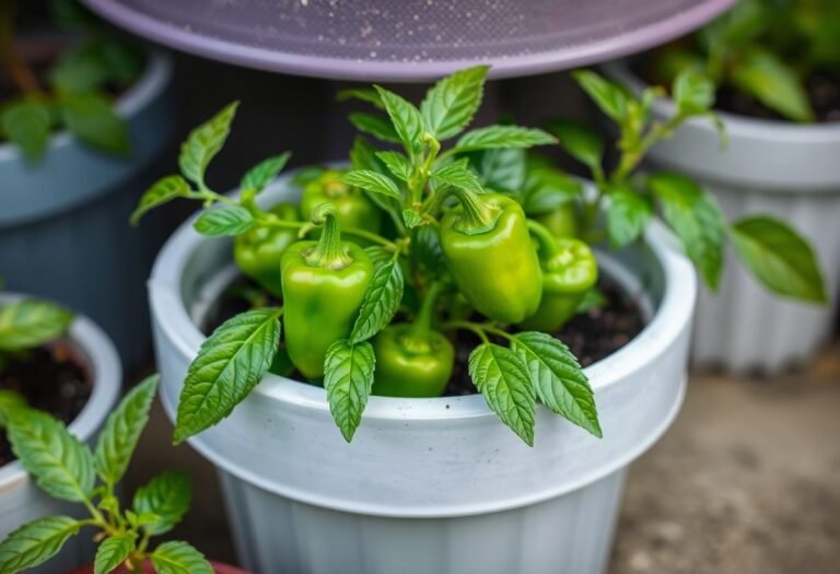 Jalapeno Peppers in Pots