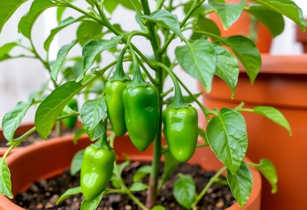 Growing jalapeño peppers in pots