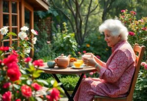 Tea Time in the Garden