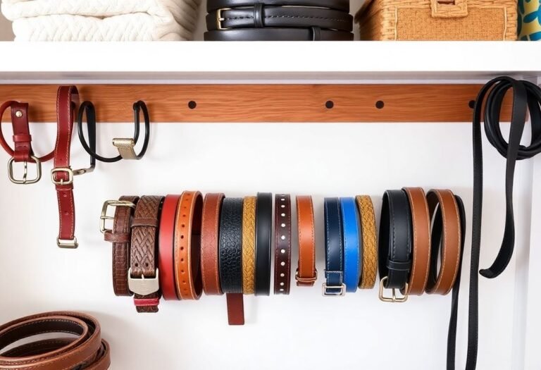 Belt organization tips