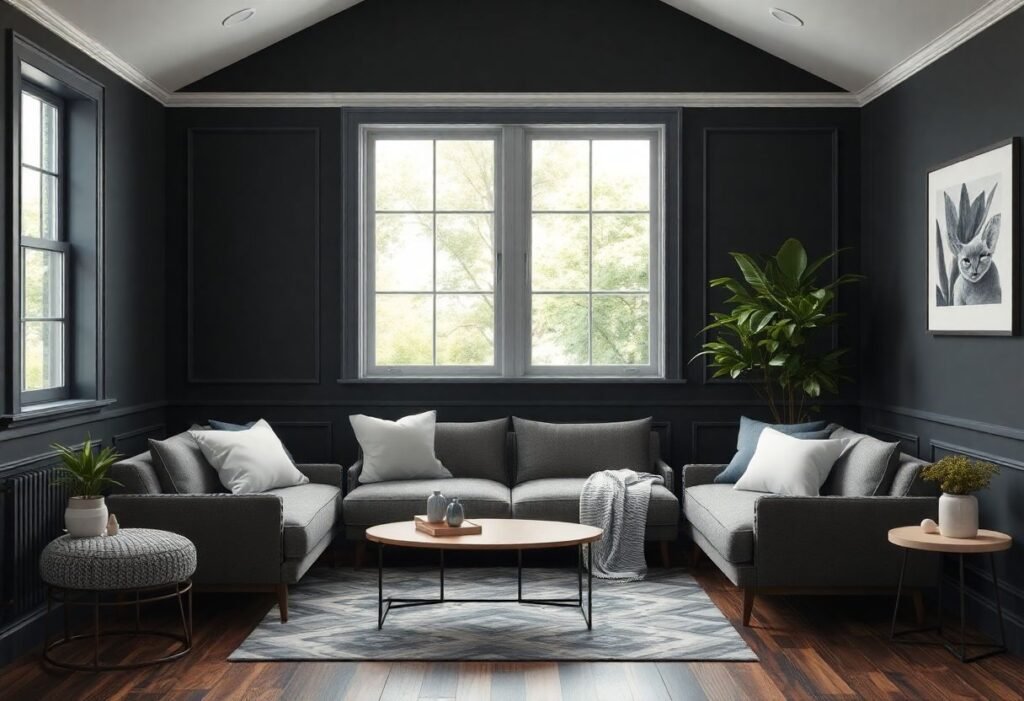 Dark Paint for Cozy Interiors