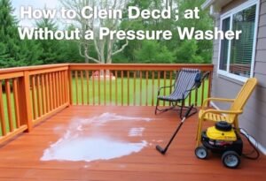 Deck Cleaning Without Pressure Washer