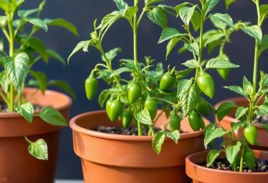 Jalapeño Plants in Pots Overview