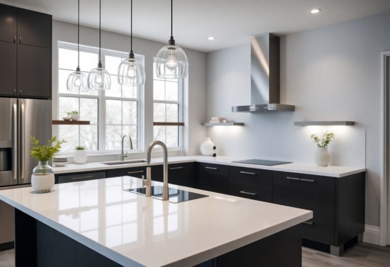 Elegant Quartz Countertops for Homes