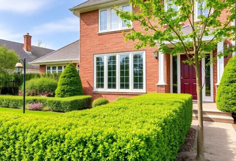 Low maintenance front yard hedges