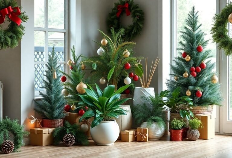 Plants for Christmas Decor